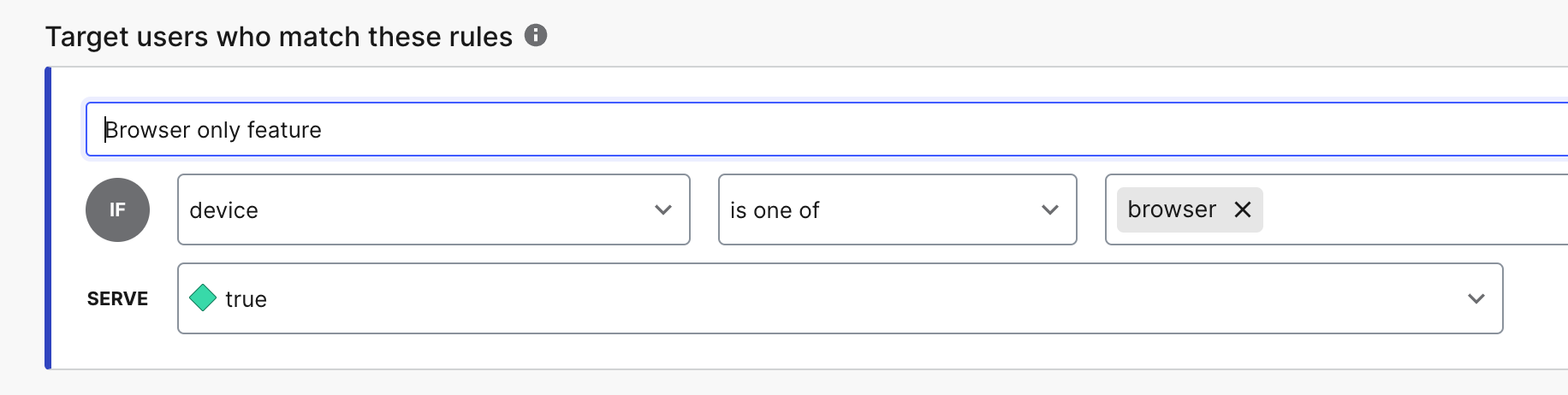 Add rule target